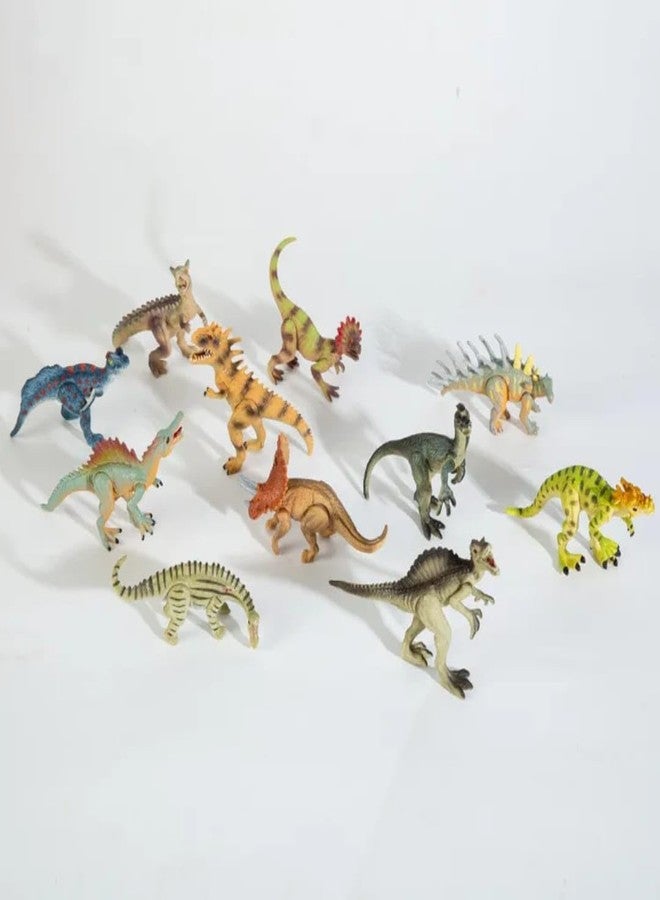 DIMAZO Small Kids Sea & Wild Animal Toys Sets for Fun, Educational, Spark Imagination and Learning (Multi Choice Sets) (Dinosaurs) 12pcs - Image 4